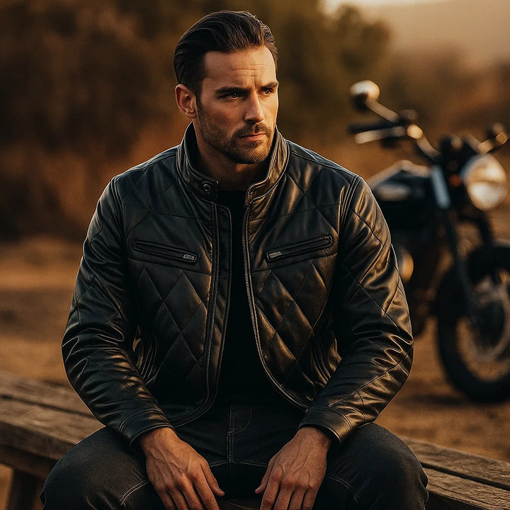 HARRISON BLADE LEATHER JACKET