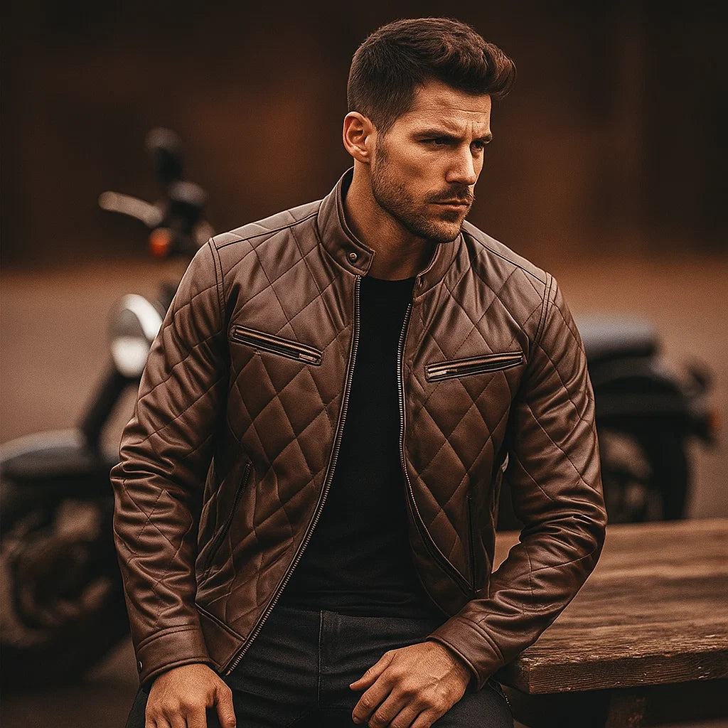 HARRISON BLADE LEATHER JACKET