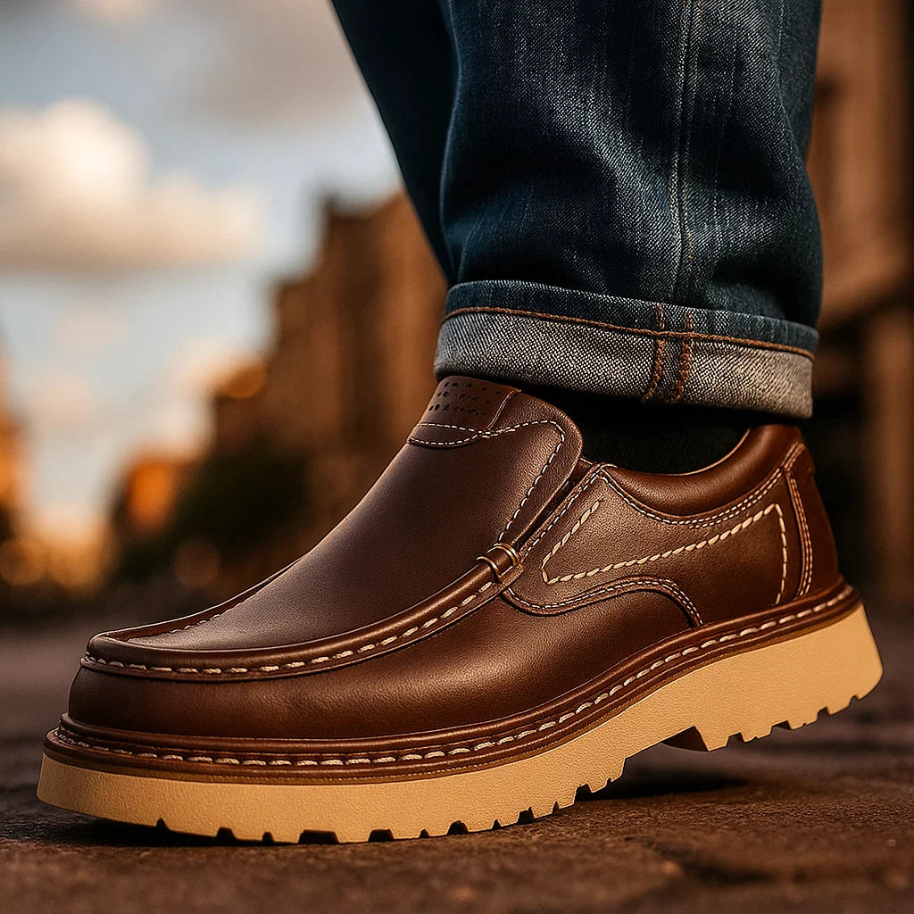BRAXTON LEATHER LOAFERS