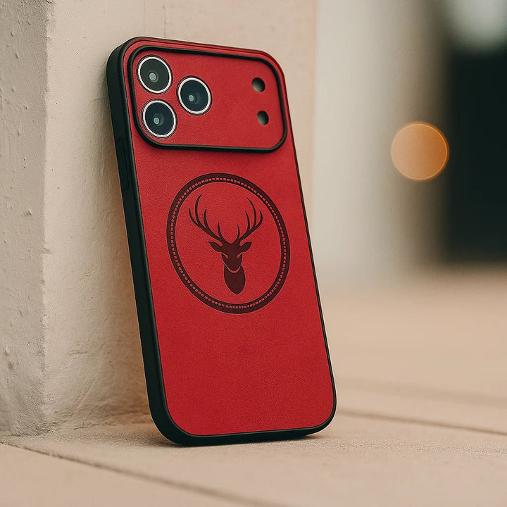 STAG-GUARD LEATHER IPHONE 17 CASE