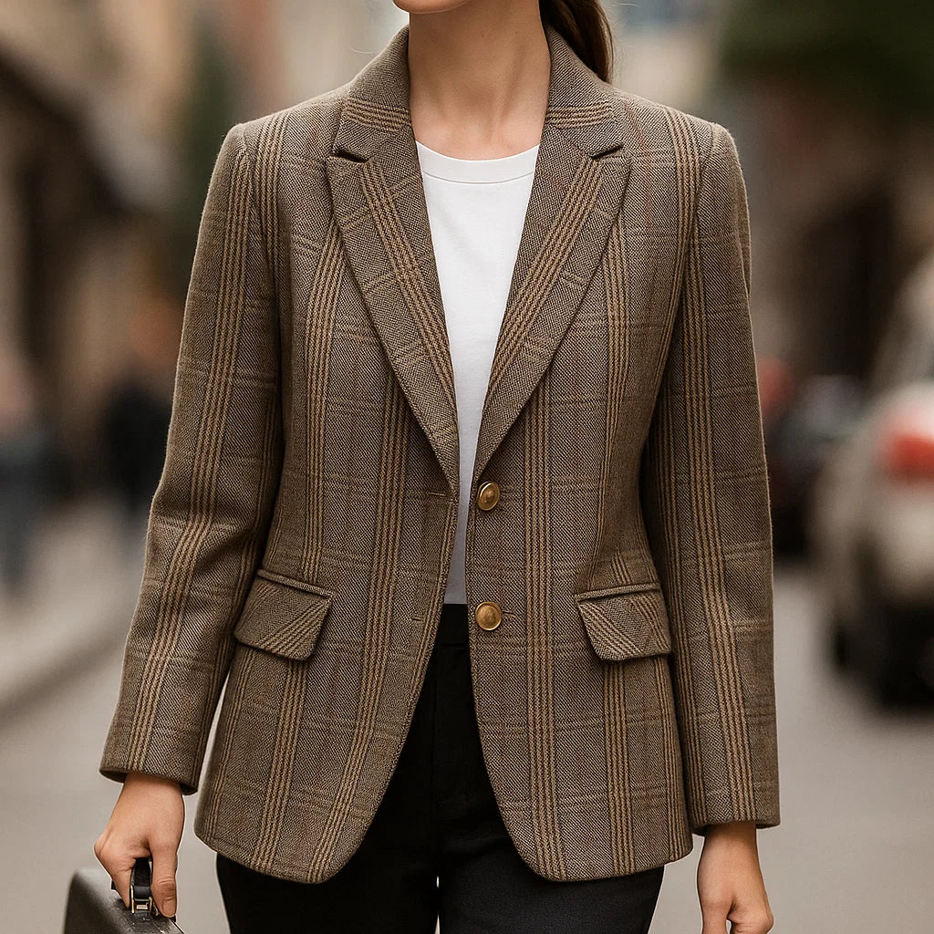 AURORA PLAID BLAZER