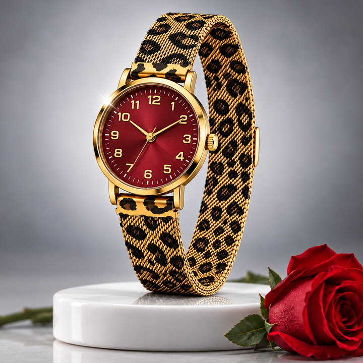 SAVANNAH ROSE LEOPARD WATCH