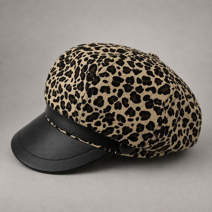 GENEVIEVE LEOPARD CAP