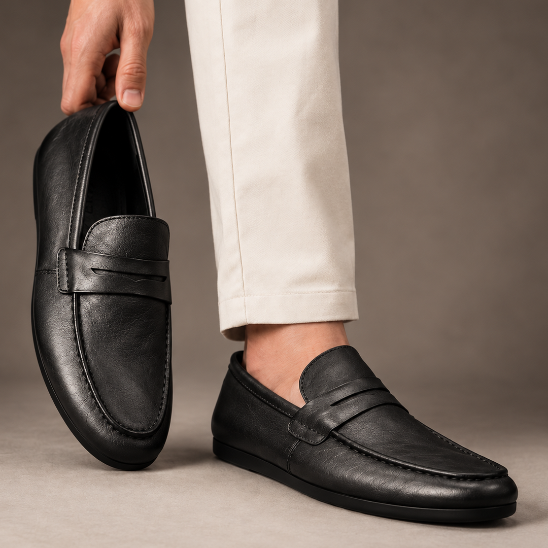 SATORI LEATHER LOAFERS