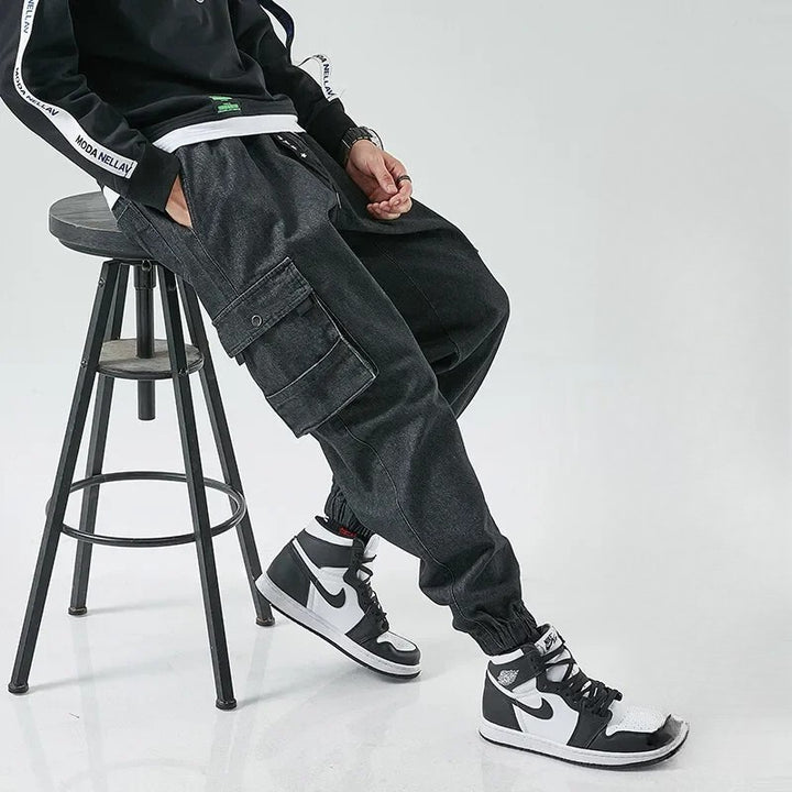 KINGSWAY CARGO DENIM JOGGERS