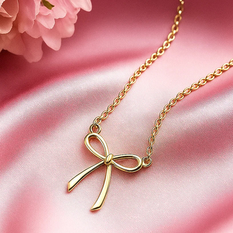 BELLA BOW NECKLACE