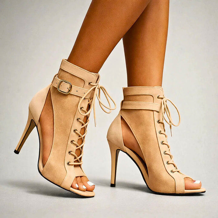 GIANNA CLARKE LACE-UP HEELS