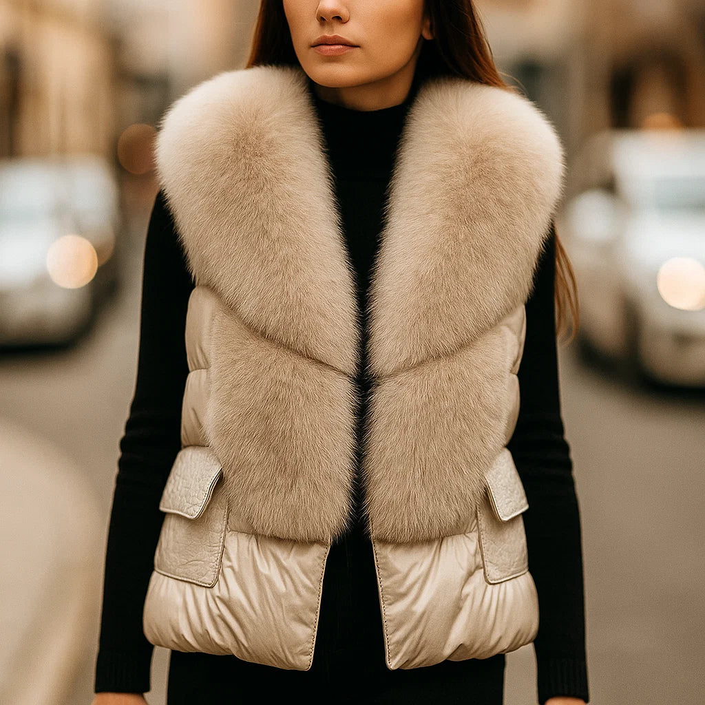 FIFTH & FUR DOWN VEST