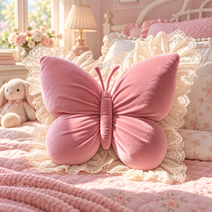 AVA BLISS BUTTERFLY PILLOW
