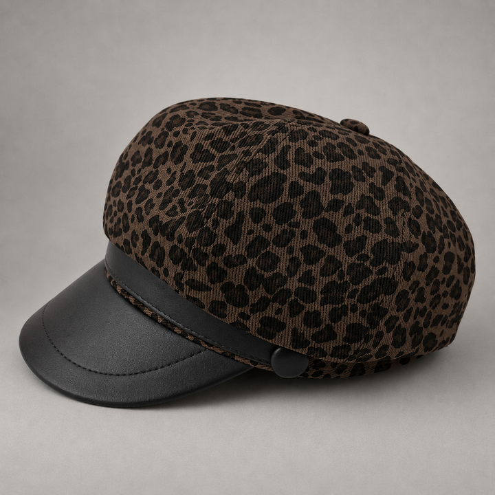 GENEVIEVE LEOPARD CAP