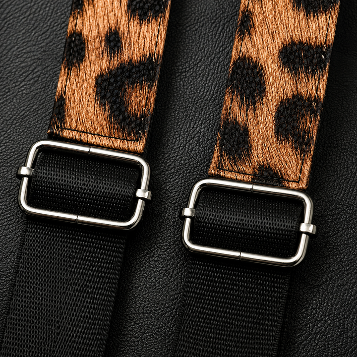 LIVIA LEOPARD LEATHER BACKPACK