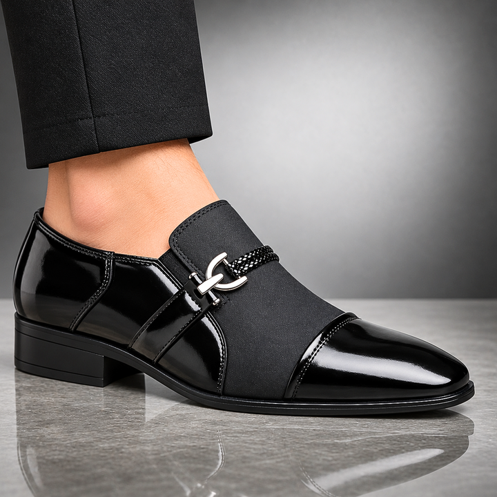 DANTE SANTORI LEATHER LOAFERS