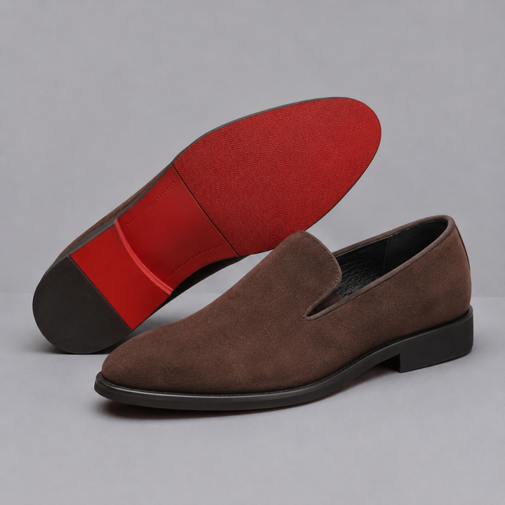 MORETTI SIGNATURE SUEDE LOAFERS