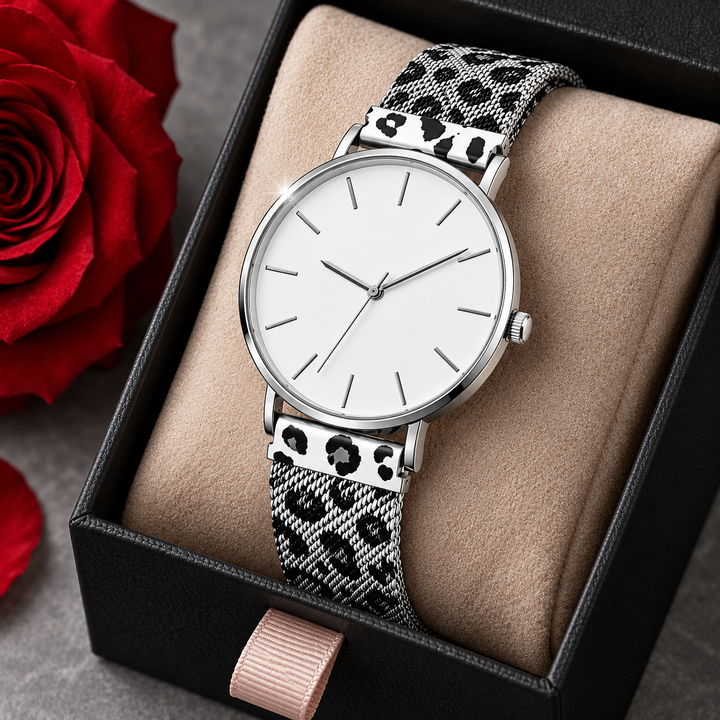 SAVANNAH ROSE LEOPARD WATCH