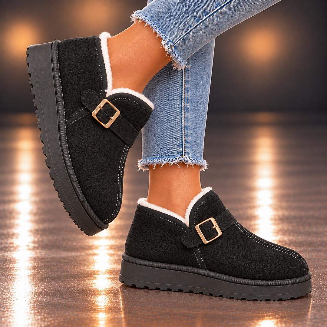 MILA ARDEN SUEDE SLIP-ONS