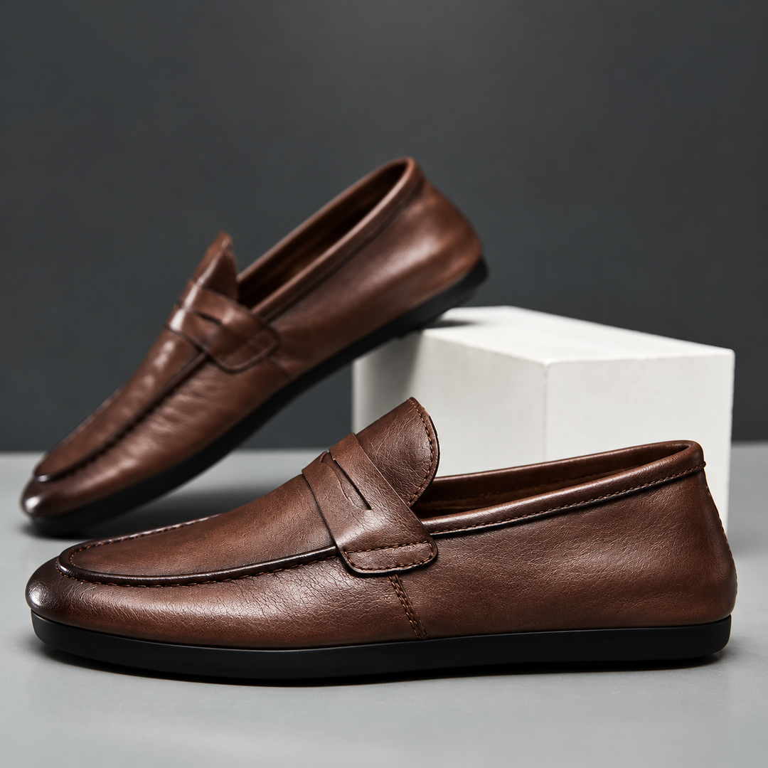 SATORI LEATHER LOAFERS