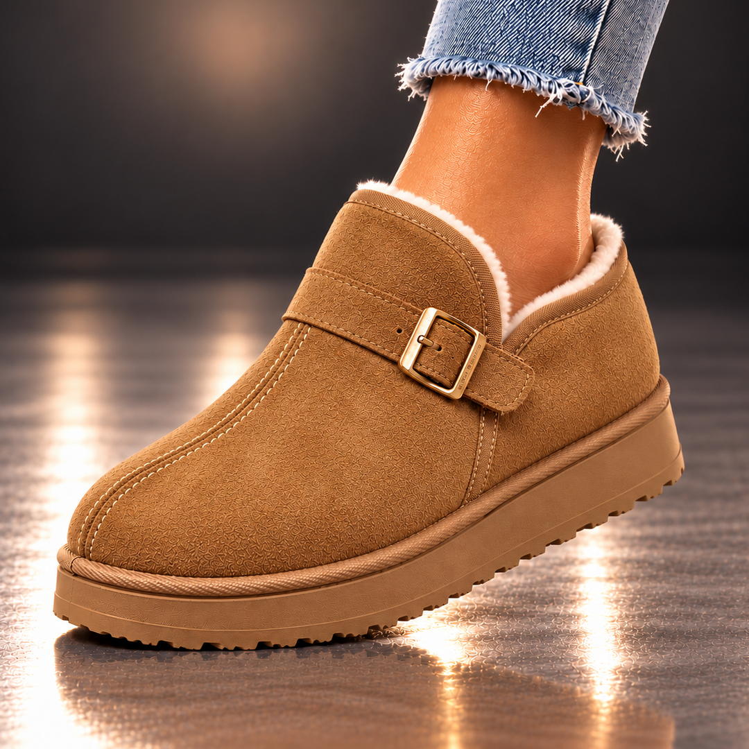 MILA ARDEN SUEDE SLIP-ONS