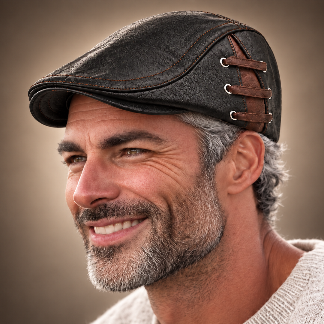 ROWAN LEATHER DRIVING CAP