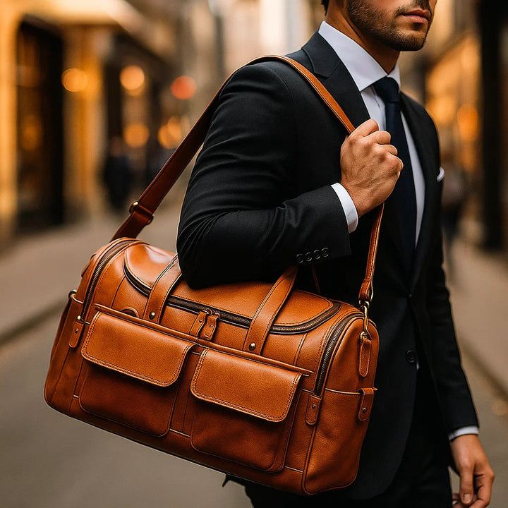 RONAN VALE™ GENUINE LEATHER DUFFLE BAG