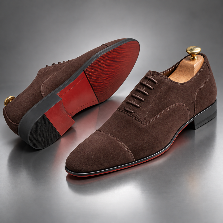 MORETTI SIGNATURE SUEDE OXFORDS