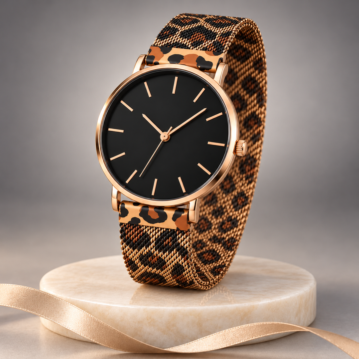 SAVANNAH ROSE LEOPARD WATCH