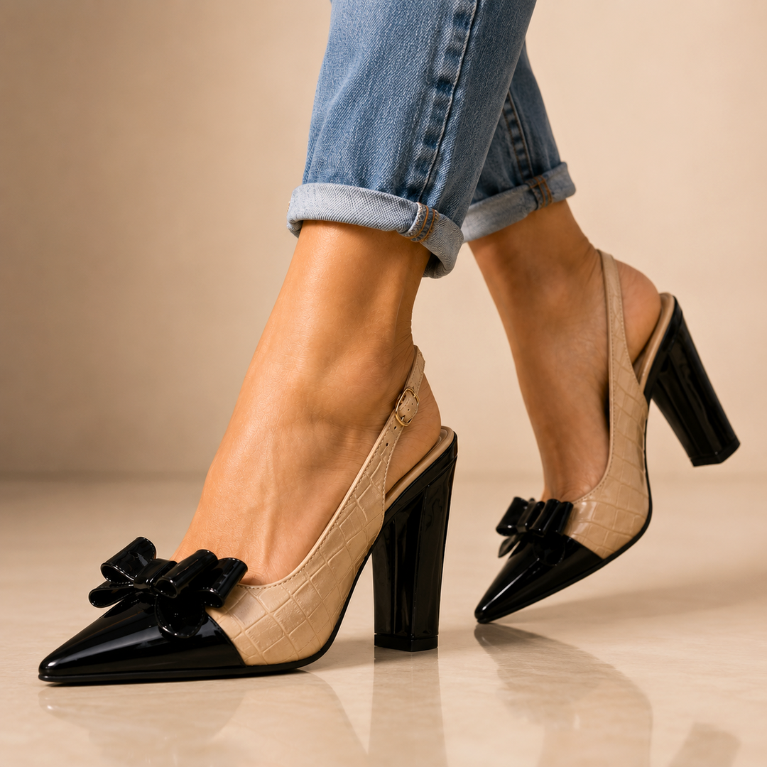MIRABELLE BOW HEELS