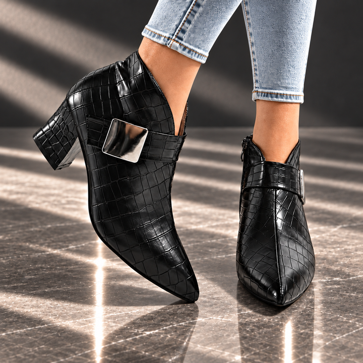 SELENA SIGNATURE CROC BOOTS