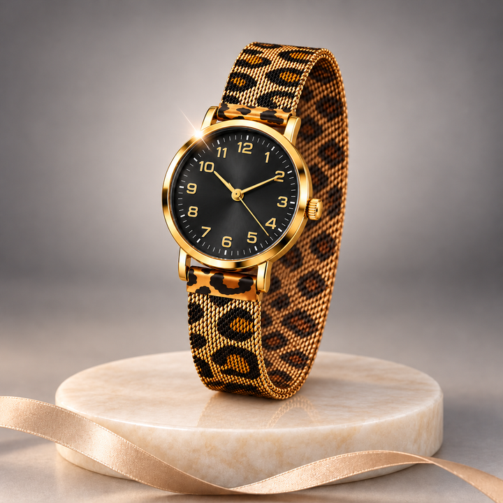 SAVANNAH ROSE LEOPARD WATCH