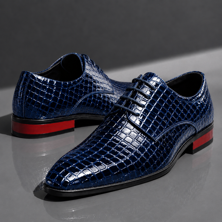 SANTORI CROC OXFORDS
