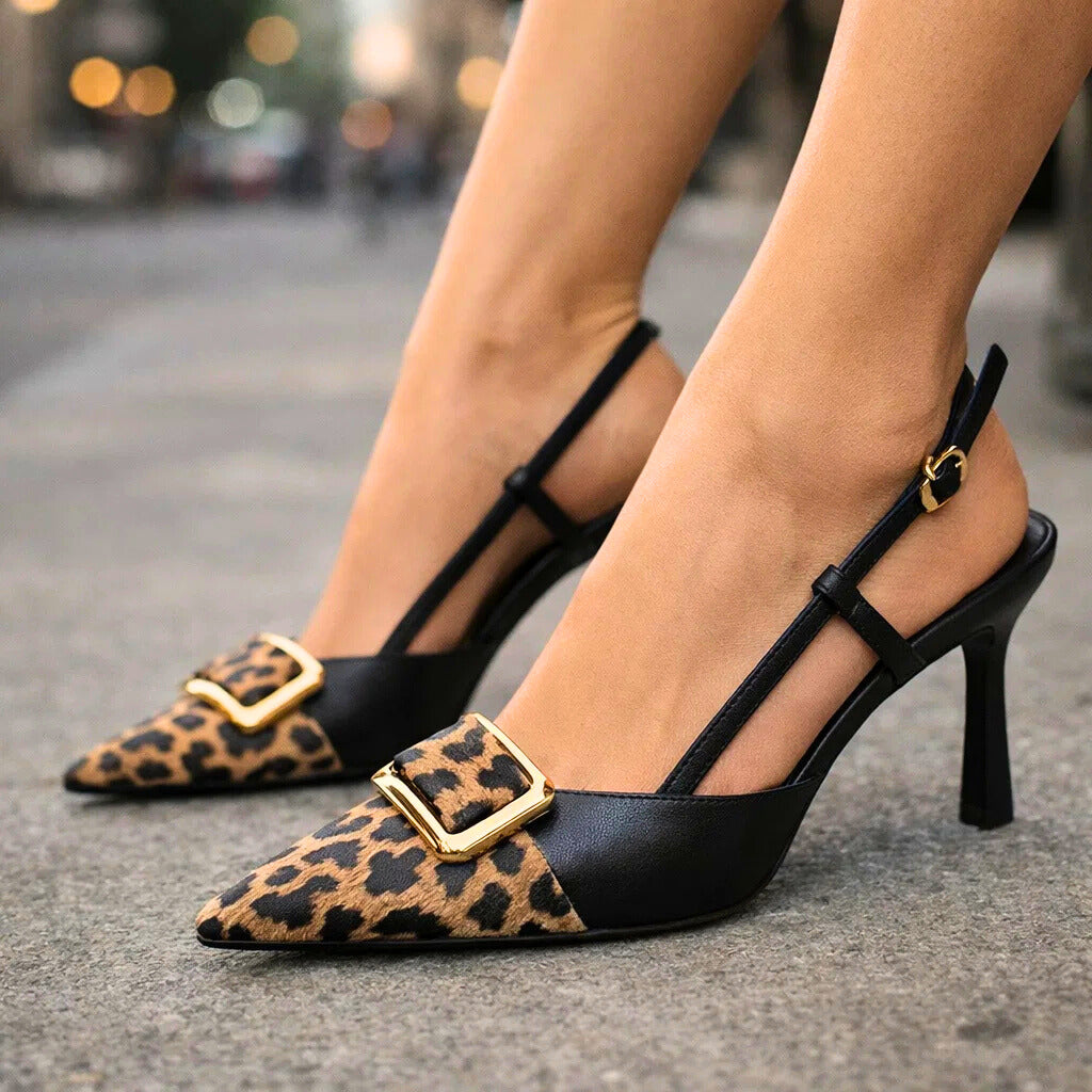 JADA MARIE LEOPARD HEELS