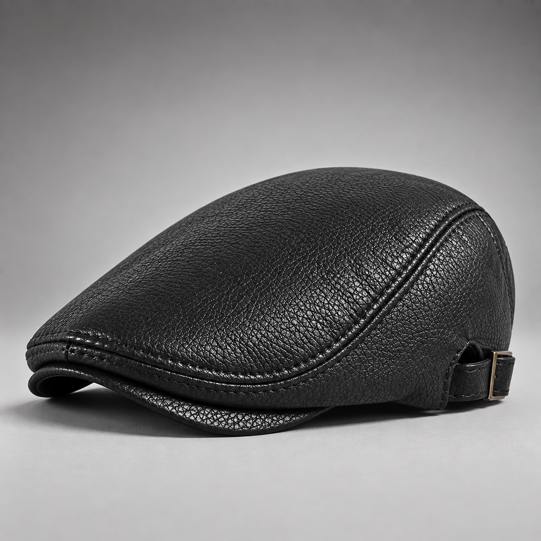 HUDSON LEATHER DRIVING CAP