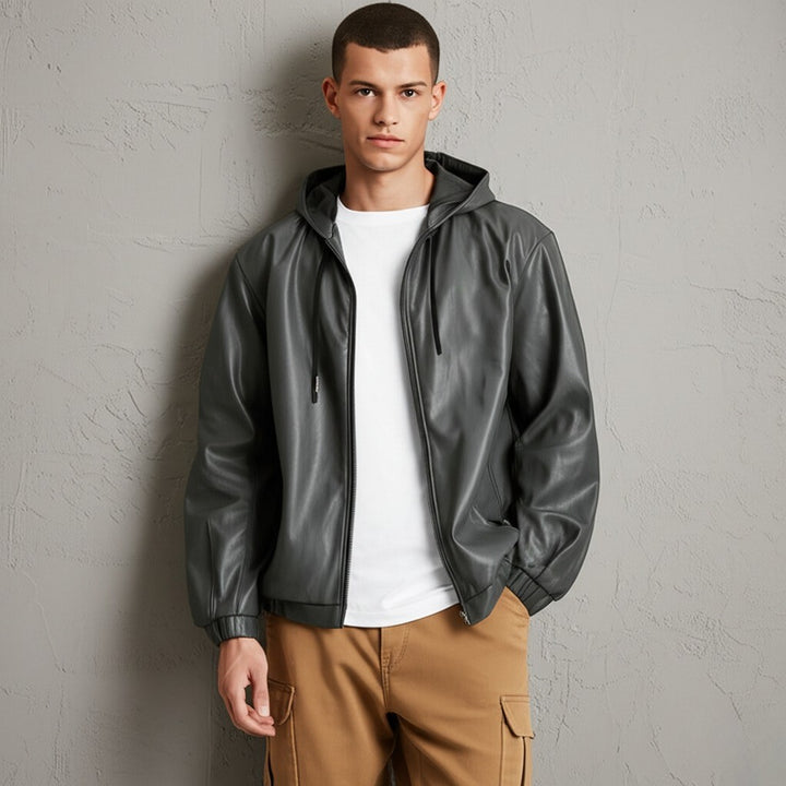 STERLING HEIGHTS LEATHER JACKET