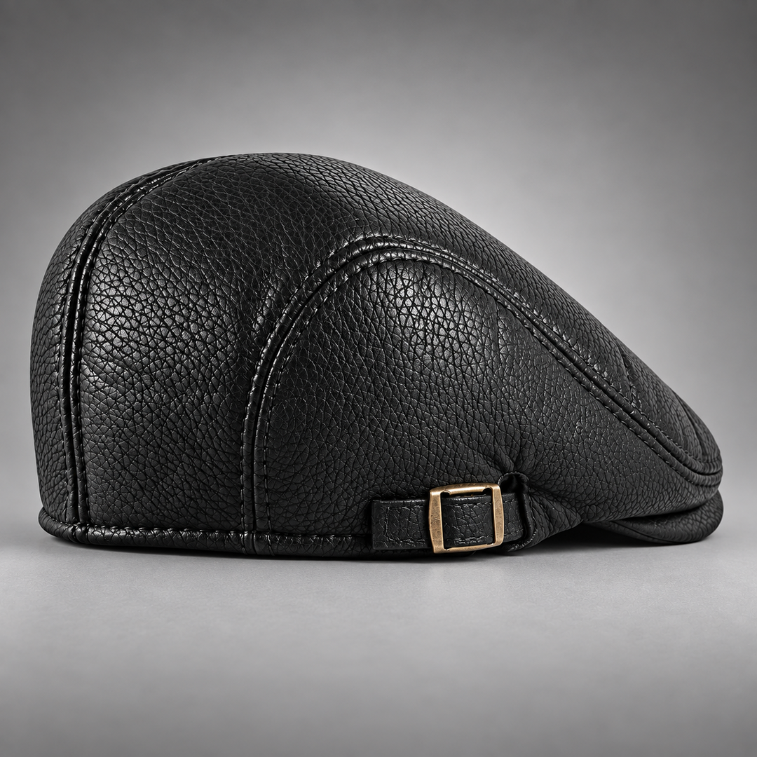 HUDSON LEATHER DRIVING CAP