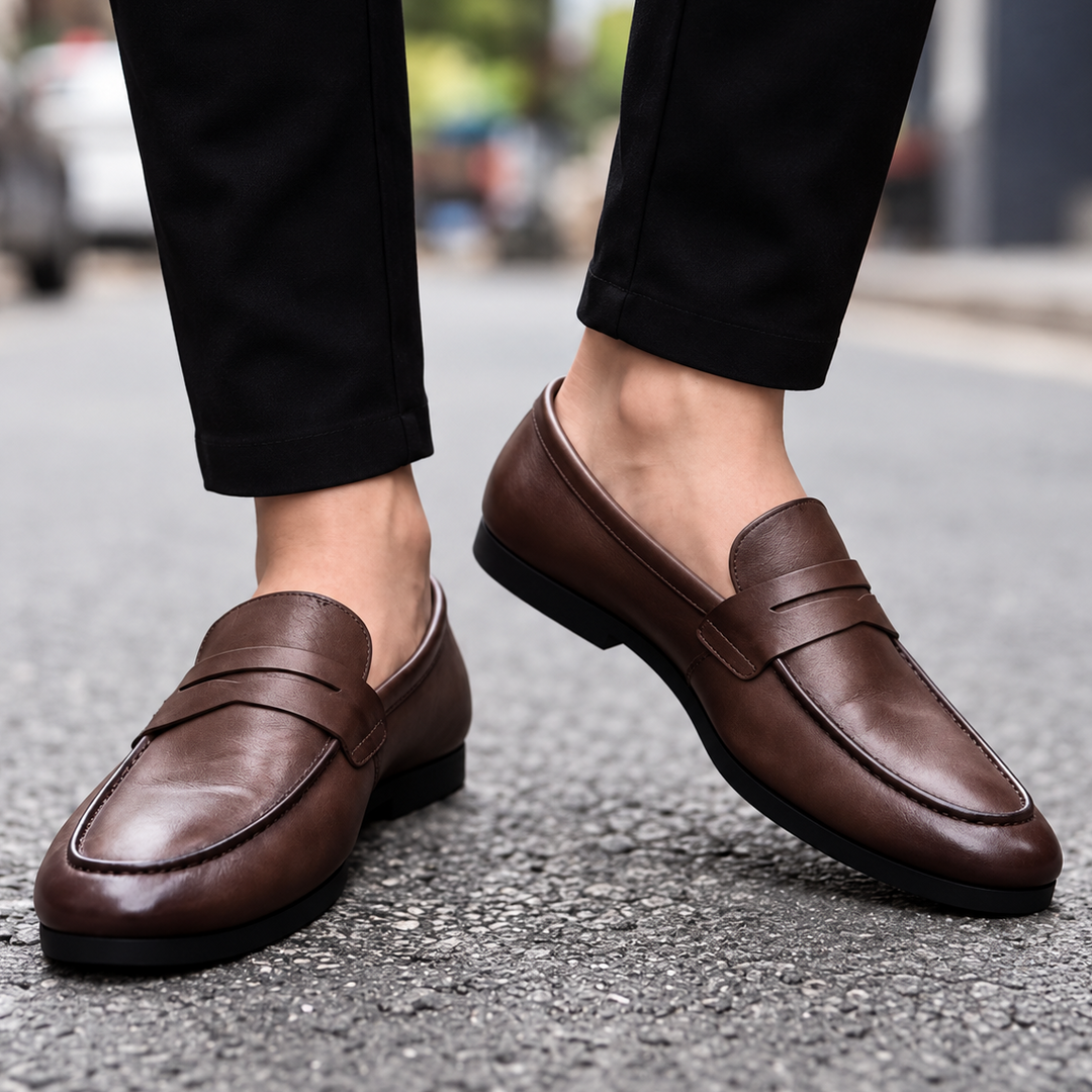 SATORI LEATHER LOAFERS