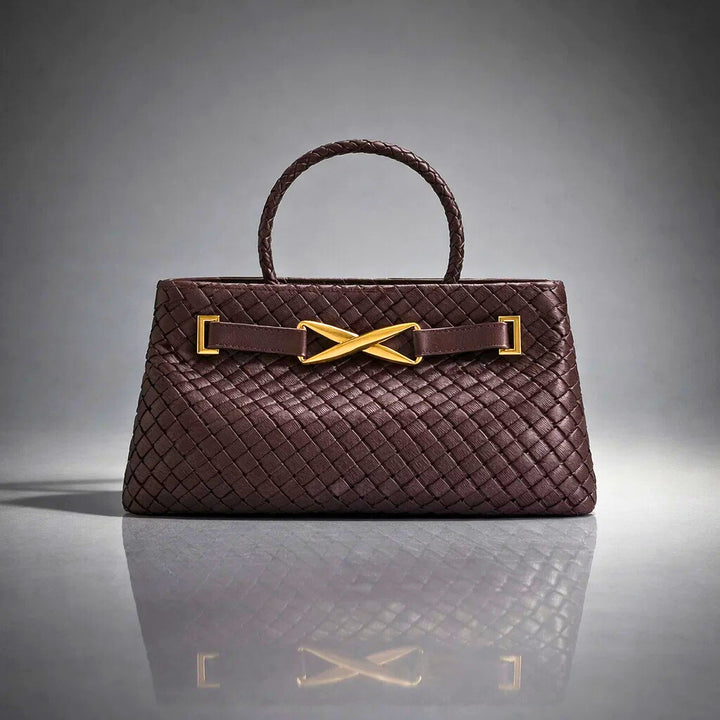 CAMILLE WOVEN SATCHEL