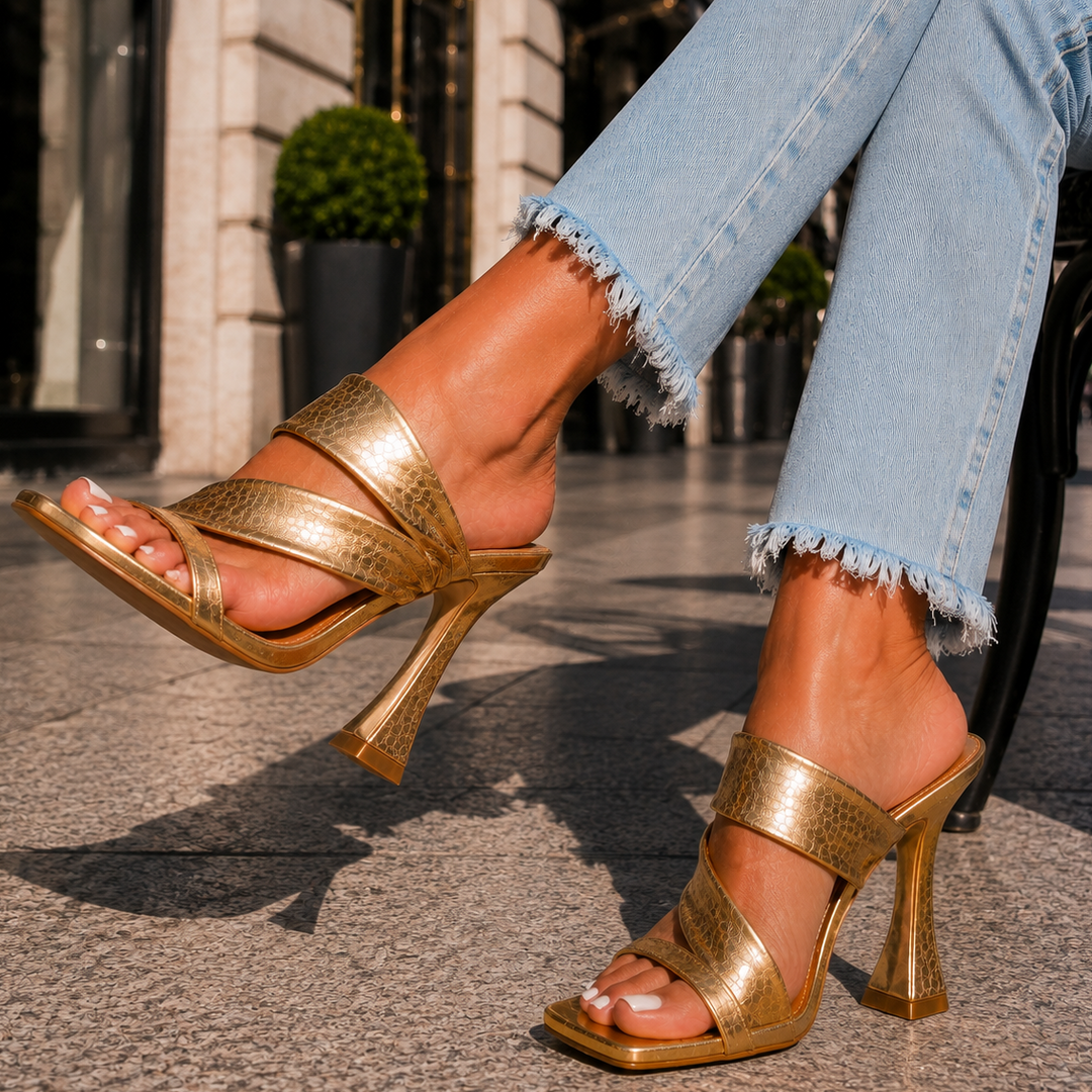 SERENA VALE STRAP HEELS