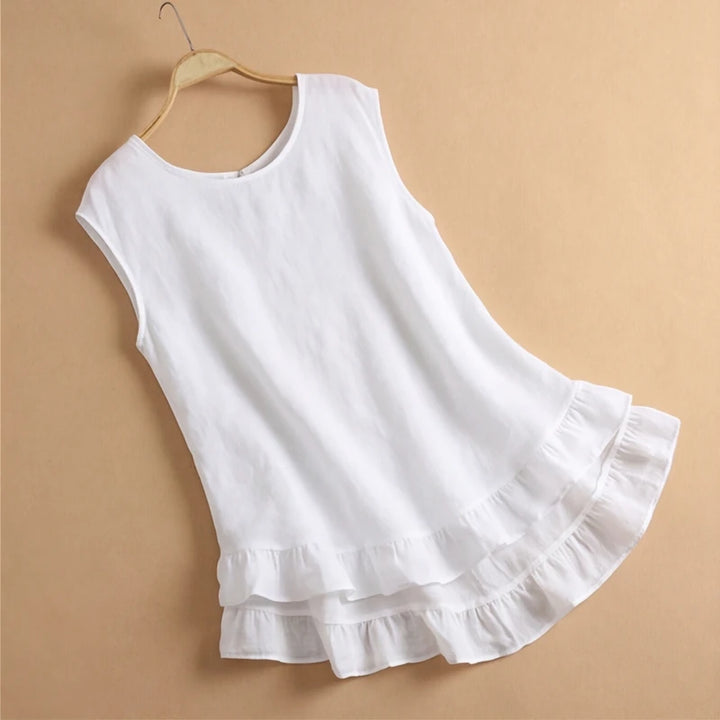 SADIE BELLE LINEN MINI DRESS