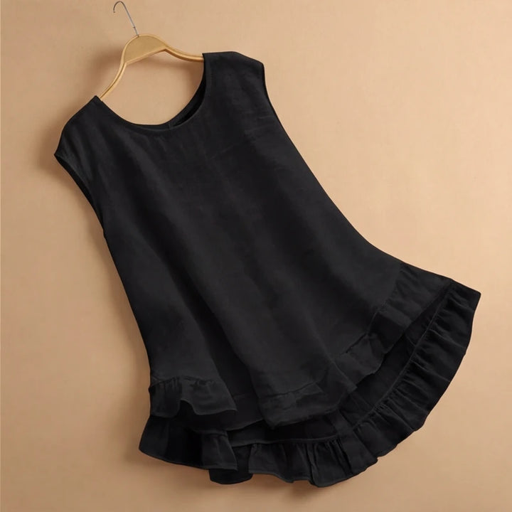SADIE BELLE LINEN MINI DRESS